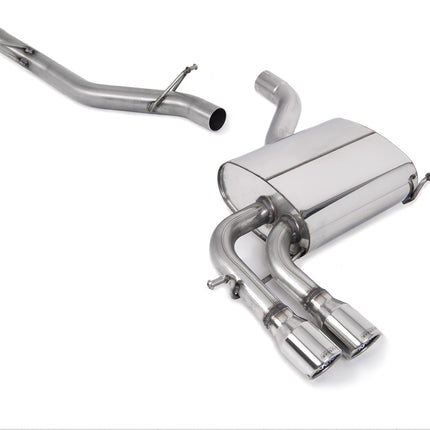 Milltek Sport - Cat Back Exhaust - Audi A3 8P 2.0T FSI QUattro 5 door sportback - Car Enhancements UK