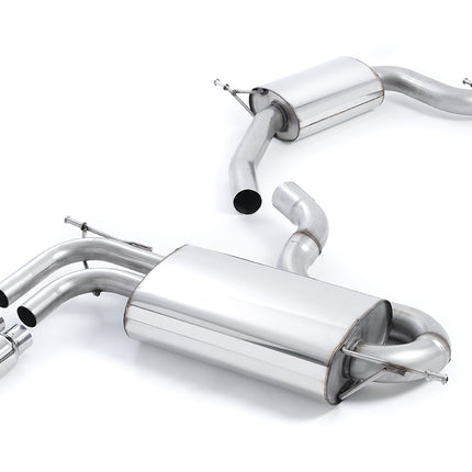 Milltek Sport - Cat Back Exhaust - Audi A3 8P 2.0 FSI 2WD 3 Door (Multiple Options) - Car Enhancements UK