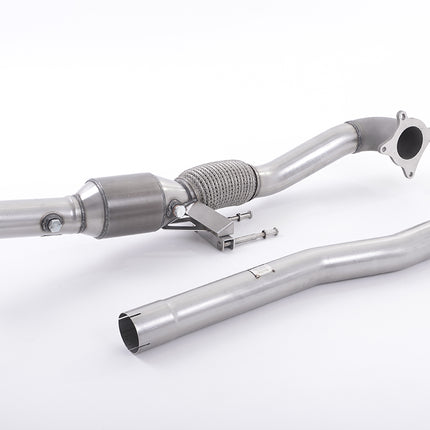 Milltek Sport - Downpipe with Decat or Sports Cat (Multiple Options) VW Golf MK6 R - Car Enhancements UK