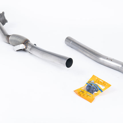 Milltek Sport - Downpipe with Decat or Sports Cat (Multiple Options) VW Golf MK6 R - Car Enhancements UK