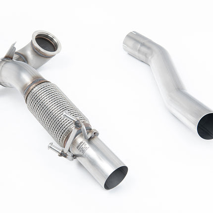 Milltek Sport - Downpipe (With or without Cat) Golf MK7 GTi (Performance Pack / Clubsport / Clubsport S)