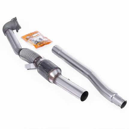 Milltek Sport - Downpipe with Decat or Sports Cat (Multiple Options) VW Golf MK6 GTI - Car Enhancements UK