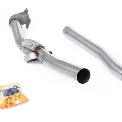 Milltek Sport - Downpipe with Decat or Sports Cat (Multiple Options) VW Golf MK6 GTI - Car Enhancements UK