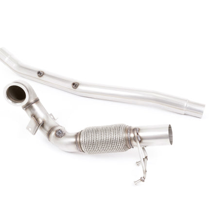 Milltek Sport - Downpipe (With Sports cat or Decat & GPF Delete) - VW/Audi/Seat/Cupra MQB Models With GPF - Car Enhancements UK