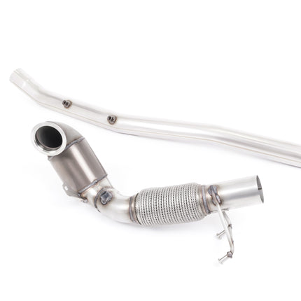 Milltek Sport - Downpipe (With Sports cat or Decat & GPF Delete) - VW/Audi/Seat/Cupra MQB Models With GPF - Car Enhancements UK