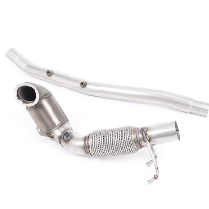 Milltek Sport - Downpipe (With Sports cat or Decat & GPF Delete) - VW/Audi/Seat/Cupra MQB Models With GPF - Car Enhancements UK