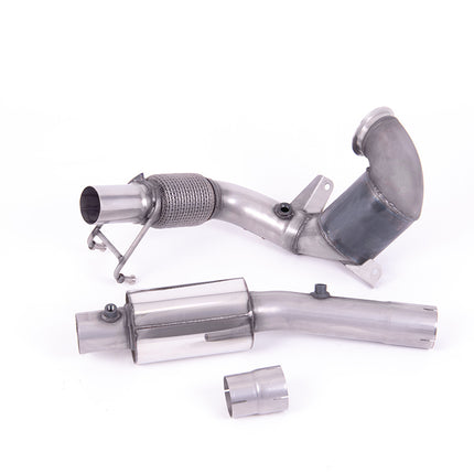 Milltek Sport - Downpipe with Decat Or Sports Cat (Res or None Res) - Audi A1 GB 40TFSI 2.0 (With GPF) 207ps - Car Enhancements UK