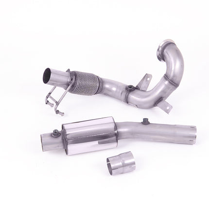 Milltek Sport - Downpipe with Decat Or Sports Cat (Res or None Res) - Audi A1 GB 40TFSI 2.0 (With GPF) 207ps - Car Enhancements UK