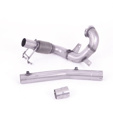 Milltek Sport - Downpipe with Decat Or Sports Cat (Res or None Res) - Audi A1 GB 40TFSI 2.0 (With GPF) 207ps - Car Enhancements UK