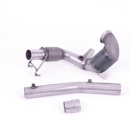 Milltek Sport - Downpipe with Decat Or Sports Cat (Res or None Res) - Audi A1 GB 40TFSI 2.0 (With GPF) 207ps - Car Enhancements UK