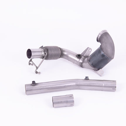 Milltek Sport - Downpipe with Decat Or Sports Cat (Res or None Res) - Audi A1 GB 40TFSI 2.0 (With GPF) 207ps - Car Enhancements UK