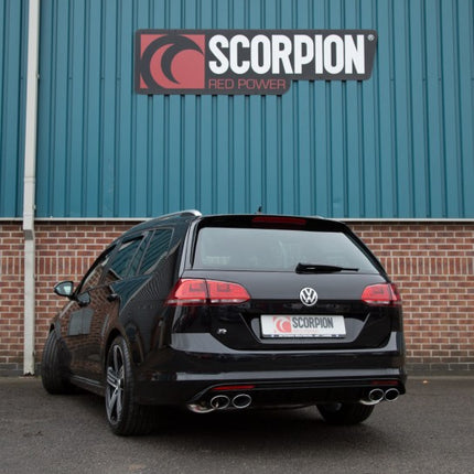 Scorpion Exhausts - VW Golf MK7 R Estate (PRE FACELIFT) Cat-back Exhaust (Multiple Options) - Car Enhancements UK