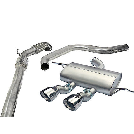 Cobra Exhausts - Seat Leon Cupra R Mk2 1P 2.0 T FSI (10-12) Turbo Back Performance Exhaust