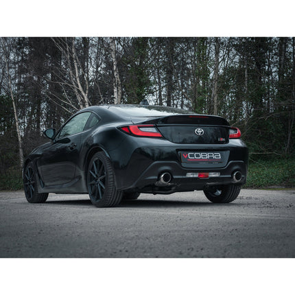 Cobra Exhausts - Subaru BRZ 2.4L (22>) Secondary Cat Back Performance Exhaust