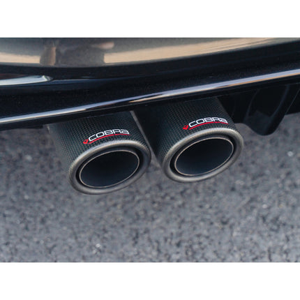 Cobra Exhausts - VW Golf GTI (Mk7) 2.0 TSI (5G) (12-17) Quad Exit Race Rear Axle Back (back box delete) Golf R Style Performance Exhaust