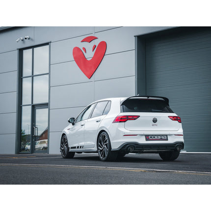 Cobra Exhausts - VW Golf GTI (Mk8) 2.0 TSI (20>) Box Delete Race GPF Back Performance Exhaust