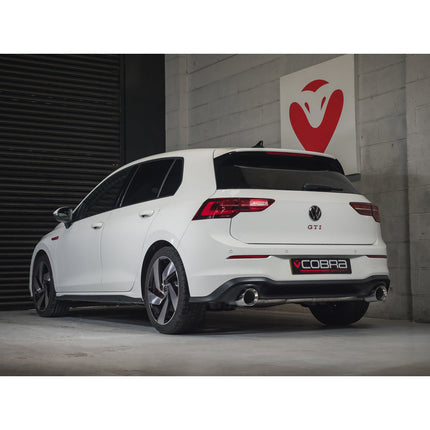 Cobra Exhausts - VW Golf GTI (Mk8) 2.0 TSI (20>) Box Delete Race GPF Back Performance Exhaust