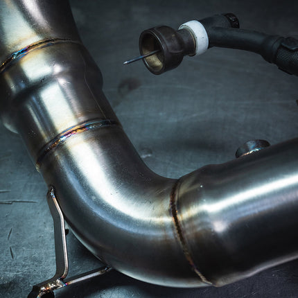 Cobra Exhausts - VW Golf R (Mk8) 2.0 TSI (21>) Front Downpipe Sports Cat / De-Cat Performance Exhaust