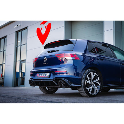 Cobra Exhausts - VW Golf R-Line (Mk8) 1.5 TSI (20>) 'GTI Style' Dual Exit Venom GPF Back Performance Exhaust