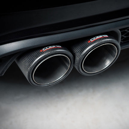 Cobra Exhausts - VW Polo GTI (AW) Mk6 2.0 TSI (17-18 Pre-GPF Models) Venom Rear Box Delete Race Cat Back Performance Exhaust