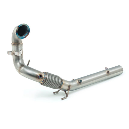 Cobra Exhausts - VW Polo GTI (AW) Mk6 2.0 TSI (19>) Sports Cat / De-Cat Front Downpipe (incl PPF delete) Performance Exhaust