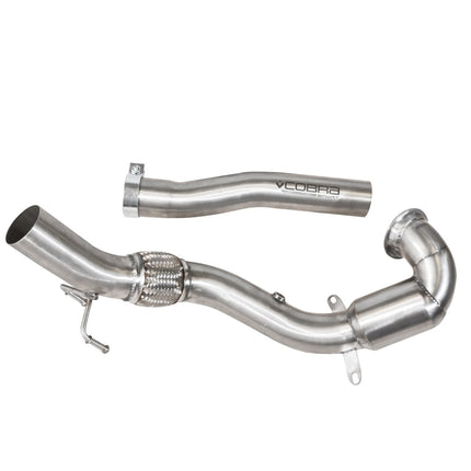 Cobra Exhausts - VW Polo GTI (6C) 1.8 TSI (15-17) Sports Cat / De-Cat Front Downpipe Performance Exhaust