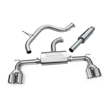 Cobra Exhausts - VW Golf GTI (MK7) 2.0 TSI (5G) (12-17) Quad Exit Cat Back Golf R Style Performance Exhaust