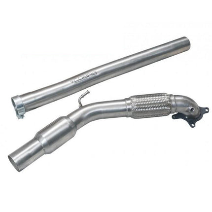 Cobra Exhausts - Audi A3 (8P) 2.0 TFSI Quattro (3 Door) Front Pipe Sports Cat / De-Cat Performance Exhaust