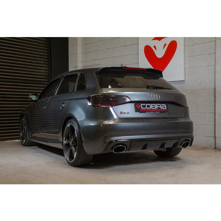 Cobra Exhausts - Audi RS3 (8V) Sportback (2015-17) Secondary De-Cat Bypass Performance Exhaust