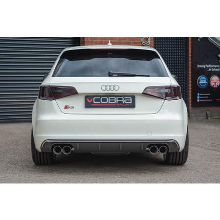 Cobra Exhausts - Audi S3 (8V) 5 Door Sportback (Non-Valved) (13-18) Cat Back Performance Exhaust