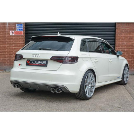 Cobra Exhausts - Audi S3 (8V) 5 Door Sportback (Non-Valved) (13-18) Turbo Back Performance Exhaust