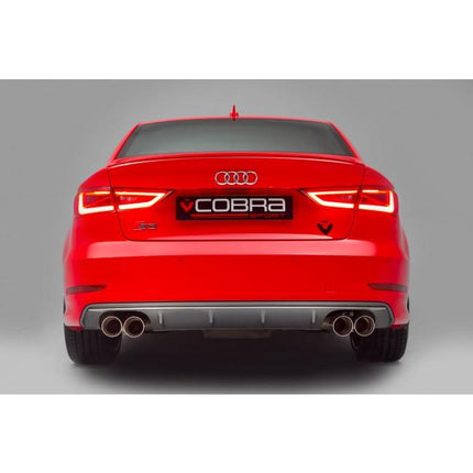 Cobra Exhausts - Audi S3 (8V) Saloon (Valved) (13-18) Turbo Back Performance Exhaust