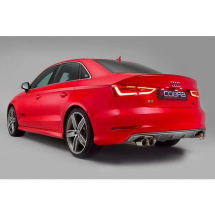 Cobra Exhausts - Audi S3 (8V) Saloon (Valved) (13-18) Turbo Back Performance Exhaust