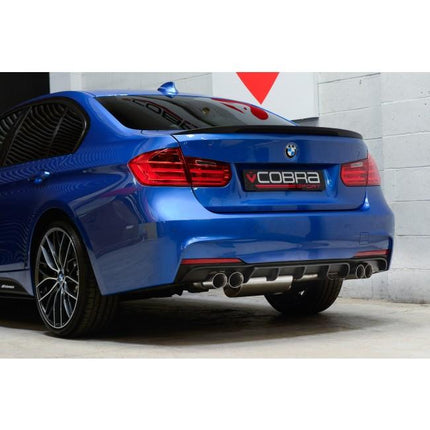 Cobra Exhausts - BMW 330D (F30/F31) Quad Exit M3 Style Exhaust Conversion