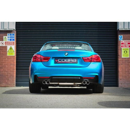 Cobra Exhausts - BMW 420D (F32/F33/F36) (13-20) Quad Exit M4 Style Performance Exhaust Conversion