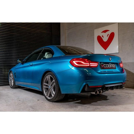 Cobra Exhausts - BMW 420D (F32/F33/F36) (13-20) Quad Exit M4 Style Performance Exhaust Conversion