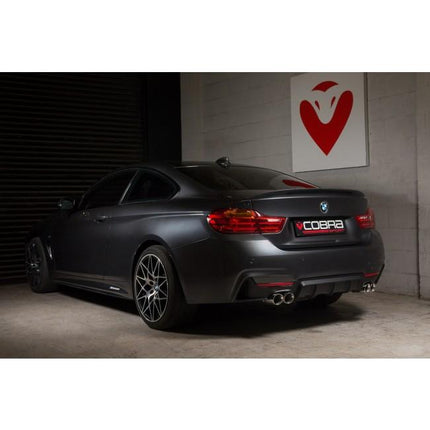 Cobra Exhausts - BMW 430D (F32/F33/F36) (13-20) Quad Exit M4 Style Performance Exhaust