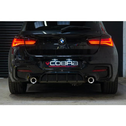 BMW M135i Exhaust Tailpipes - Larger 3.5" M Performance Tips - Replacement Slip-on OE Style