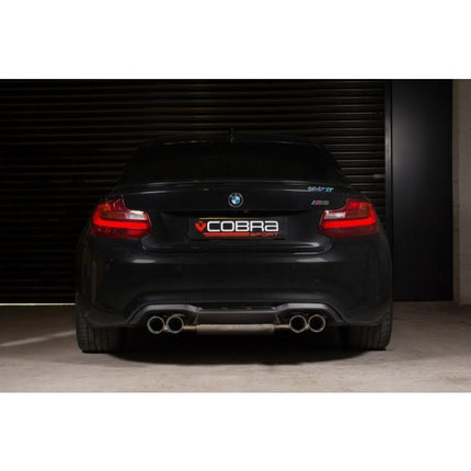 Cobra Exhausts - BMW M2 (F87) Coupe 3" Valved Cat Back Performance Exhaust