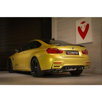 Cobra Exhausts - BMW M4 (F82) Coupe 3" Valved Secondary Cat Back Performance Exhaust