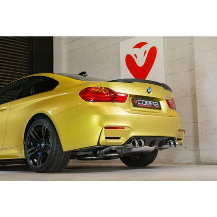 Cobra Exhausts - BMW M4 (F82) Coupe 3" Valved Secondary Cat Back Performance Exhaust