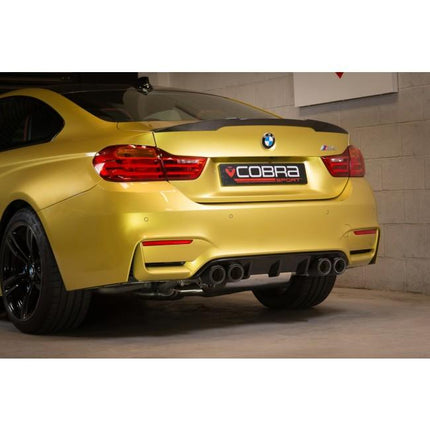 Cobra Exhausts - BMW M4 (F82) Coupe 3" Valved Primary Cat Back Performance Exhaust