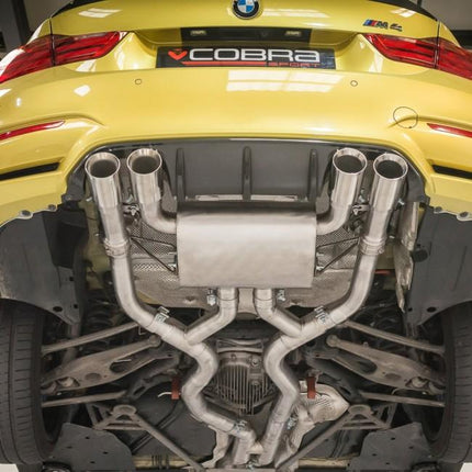 Cobra Exhausts - BMW M4 (F82) Coupe 3" Valved Secondary Cat Back Performance Exhaust