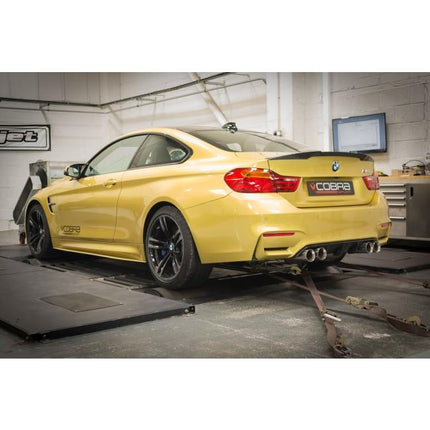 Cobra Exhausts - BMW M4 (F82) Coupe 3" Valved Secondary Cat Back Performance Exhaust