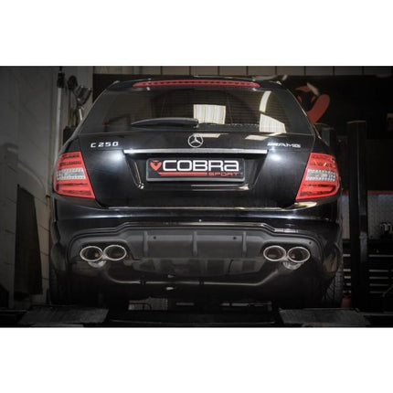 Cobra Exhausts - Mercedes W204 C200/C220/C250 (Diesel) AMG Quad Performance Exhaust