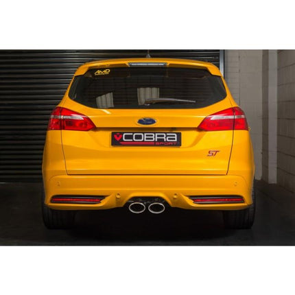 Cobra Exhausts - Ford Focus ST Estate (Mk3) (Wagon) Venom Box Delete Race Cat Back Performance Exhaust