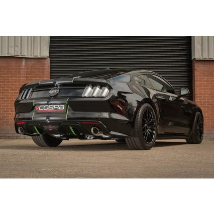 Cobra Exhausts - Ford Mustang 2.3 EcoBoost Fastback (2015-18) 2.5" Venom Box Delete Axle Back Performance Exhaust