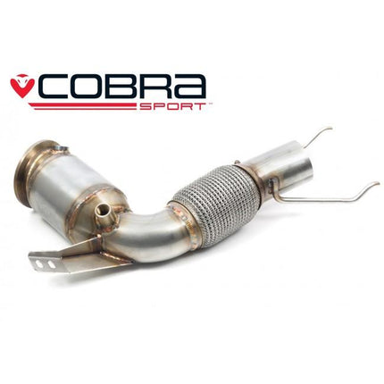 Cobra Exhausts - Mini (Mk3) Cooper S (F56) Sports Cat / De-Cat Downpipe Performance Exhaust