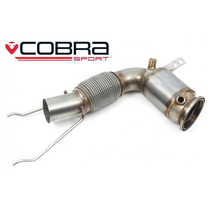 Cobra Exhausts - Mini (Mk3) Cooper S (F56) Sports Cat / De-Cat Downpipe Performance Exhaust