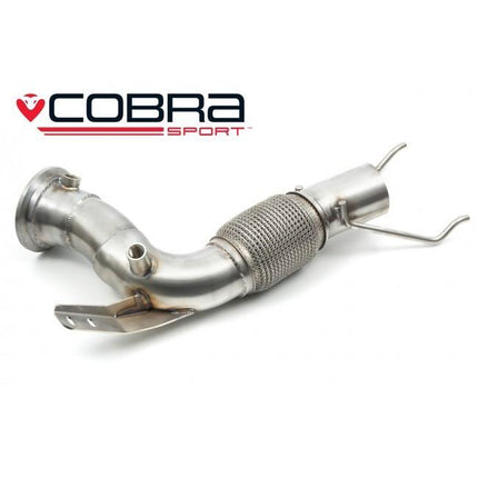 Cobra Exhausts - Mini (Mk3) JCW (F56 LCI) Facelift Sports Cat / De-Cat Downpipe Performance Exhaust